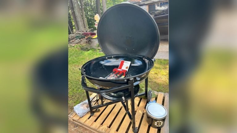 Weber Ranch Kettle Grill Used