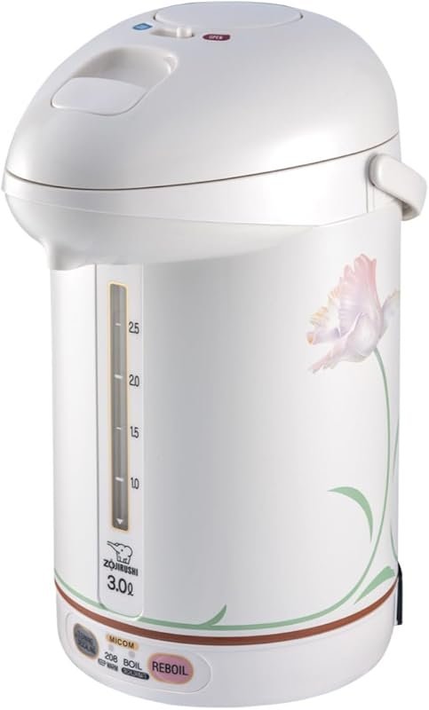 Zojirushi CW-PZC30FC Micom Super Boiler, 3.0 Liter Capacity, White Bal