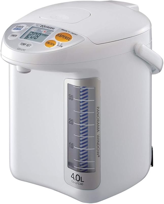 Zojirushi CD-LFC40 Panorama Window Micom Water Boiler and Warmer, 4L W